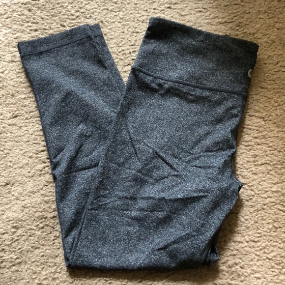 Gray Capri 90 degrees by reflex leggings - Picture 1 of 2